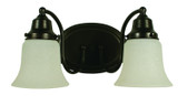 Bathroom Fixtures Two Lights by Framburg ( 8 | 8412 MB Magnolia ) 