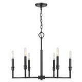 Mid. Chandeliers Candle by Golden ( 62 | 8209-6 BLK Ellyn ) 