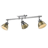 Semi-Flush Mts. Directional by Golden ( 62 | 3602-3SF CH-AB Duncan ) 