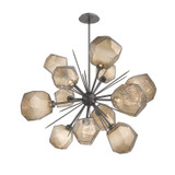 Large Chandeliers Starburst by Hammerton Studio ( 404 | CHB0039-0G-GP-B-001-L1 Gem ) 