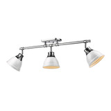 Semi-Flush Mts. Directional by Golden ( 62 | 3602-3SF CH-WH Duncan ) 