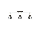 Semi-Flush Mts. Directional by Golden ( 62 | 3602-3SF RBZ-CH Duncan ) 