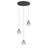Mini Chandeliers Multi-Port/Cascade by ET2 ( 86 | E21563-142BK Dewdrop ) 