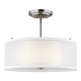 Semi-Flush Mts. Drum Shade by Generation Lighting ( 1 | 7737302-962 Elmwood Park ) 