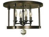 Semi-Flush Mts. Cage by Framburg ( 8 | 1102 MB Compass ) 