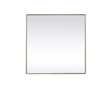 Mirrors Rectangle/Square by Elegant Lighting ( 173 | MR44242BR Eternity ) 