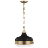 Pendants Glass Down by Generation Lighting ( 1 | P1283DAB/MB Cadence ) 