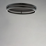 Flush Mounts Ring Shade/Halo by ET2 ( 86 | E22720-BK Groove WiZ ) 