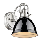 Sconces Metal by Golden ( 62 | 3602-BA1 PW-BK Duncan ) 