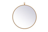 Mirrors Oval/Round by Elegant Lighting ( 173 | MR4718BR Rowan ) 