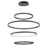 Large Chandeliers Ring/Halo by ET2 ( 86 | E22729-BK Groove WiZ ) 