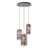 Mini Pendants 3 Light Cluster by Hammerton Studio ( 404 | CHB0013-03-FB-0-C01-E2 Tempest ) 