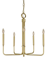 Mid. Chandeliers Candle by Framburg ( 8 | 4955 SB/PB Lara ) 