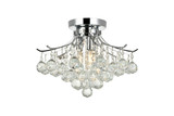 Semi-Flush Mts. Glass Down by Elegant Lighting ( 173 | V8000F16C/RC Toureg ) 