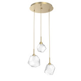 Mini Chandeliers Multi-Port/Cascade by Hammerton Studio ( 404 | CHB0039-03-GB-C-C01-L3-RTS Gem ) 