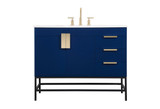 Plumbing Bath Chests/Vanities by Elegant Lighting ( 173 | VF48842MBL Eugene ) 