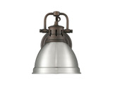 Sconces Metal by Golden ( 62 | 3602-BA1 RBZ-PW Duncan ) 