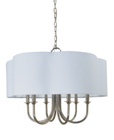 Mid. Chandeliers Drum Shade by Framburg ( 8 | 4990 PN Desire ) 