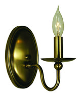Sconces Single Candle by Framburg ( 8 | 1158 AB Quatrefoil ) 