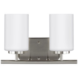 Bathroom Fixtures Two Lights by Generation Lighting ( 1 | 41161EN3-962 Oslo ) 