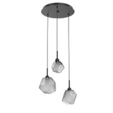 Mini Pendants 3 Light Cluster by Hammerton Studio ( 404 | CHB0039-03-MB-S-C01-L1 Gem ) 