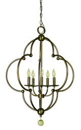 Mid. Chandeliers Candle by Framburg ( 8 | 1162 AB Quatrefoil ) 
