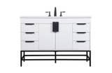Plumbing Bath Chests/Vanities by Elegant Lighting ( 173 | VF488W48MWH Eugene ) 