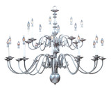 Large Chandeliers Candle by Framburg ( 8 | 9138 SP Jamestown ) 