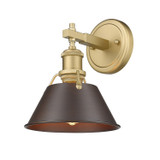 Sconces Metal by Golden ( 62 | 3306-BA1 BCB-RBZ Orwell ) 