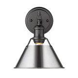 Sconces Directional/Cylinder by Golden ( 62 | 3306-BA1 BLK-CH Orwell ) 