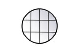 Mirrors Oval/Round by Elegant Lighting ( 173 | MR632828BK Motif ) 