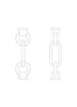 Specialty Items Fixture Accents/Parts by Generation Lighting ( 1 | 9122-802 Replacement Chain ) 