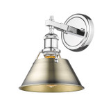 Sconces Metal by Golden ( 62 | 3306-BA1 CH-AB Orwell ) 