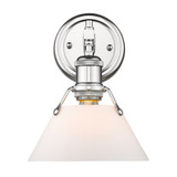 Sconces Single Glass by Golden ( 62 | 3306-BA1 CH-OP Orwell ) 