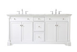Plumbing Bath Chests/Vanities by Elegant Lighting ( 173 | VF53072DWH Clarence ) 
