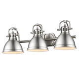 Bathroom Fixtures Three Lights by Golden ( 62 | 3602-BA3 PW-PW Duncan ) 