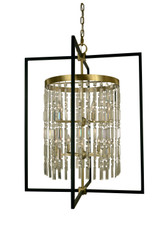 Foyer/Hall Lanterns Open Frame by Framburg ( 8 | 5338 BR/MBLACK Hannah ) 