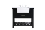 Plumbing Bath Chests/Vanities by Elegant Lighting ( 173 | VF60136BK Clement ) 