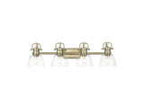 Bathroom Fixtures Four Lights by Golden ( 62 | 3602-BA4 AB-CLR Duncan ) 