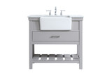 Plumbing Bath Chests/Vanities by Elegant Lighting ( 173 | VF60136GR Clement ) 