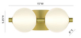 Bathroom Fixtures Two Lights by Eurofase ( 40 | 47192-010 Palmas ) 