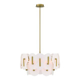 Mid. Chandeliers Glass Down by Eurofase ( 40 | 47209-015 Nuvola ) 