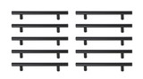 Specialty Items Cabinet Hardware by Elegant Lighting ( 173 | PL400-5-MB-10PK Quinn ) 