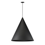 Pendants Metal Shade by ET2 ( 86 | E34506-BK Pitch ) 