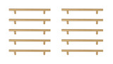 Specialty Items Cabinet Hardware by Elegant Lighting ( 173 | PL400-6-BR-10PK Quinn ) 
