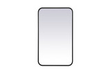 Mirrors Rectangle/Square by Elegant Lighting ( 173 | MR801830BK Evermore ) 