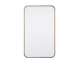 Mirrors Rectangle/Square by Elegant Lighting ( 173 | MR801830BR Evermore ) 