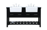 Plumbing Bath Chests/Vanities by Elegant Lighting ( 173 | VF60160DBK Clement ) 