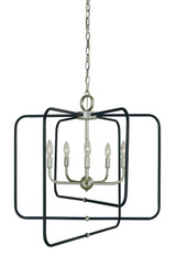 Mid. Chandeliers Candle by Framburg ( 8 | 5425 SP/MBLACK Montrose ) 