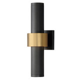 Exterior Sconces by ET2 ( 86 | E34756-BKGLD Reveal Outdoor ) 